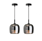 Lampa Wisząca Skandynawska ze Szklanym Kloszem ##POS:13##