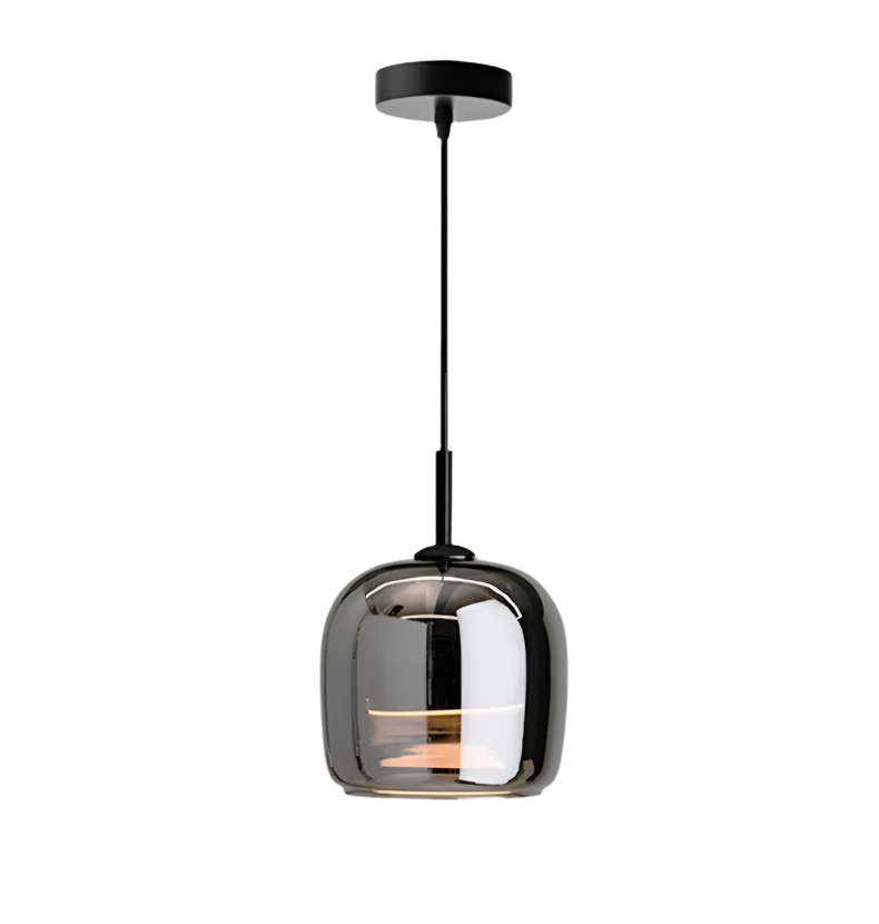Lampa Wisząca Skandynawska ze Szklanym Kloszem