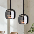 Lampa Wisząca Skandynawska ze Szklanym Kloszem
