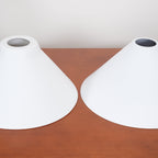 Lampa Wisząca Vintage z Dwiema Kloszami i Mosiężną Ramą