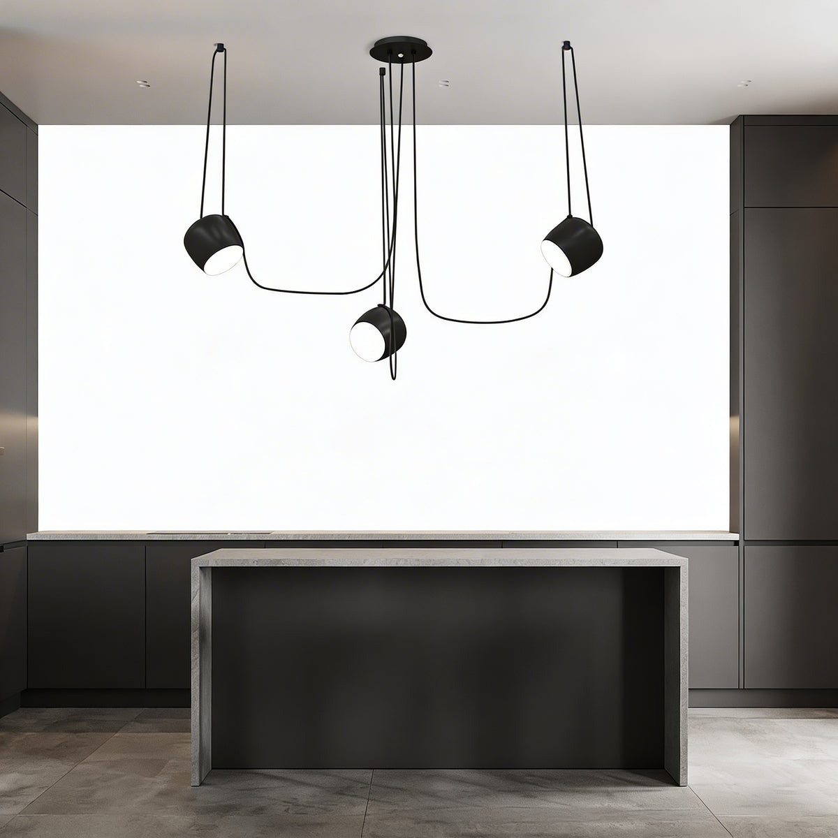 Lampa Wisząca Wielopunktowa Ściemniana Nowoczesna