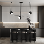 Lampa Wisząca Wielopunktowa Ściemniana Nowoczesna