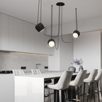 Lampa Wisząca Wielopunktowa Ściemniana Nowoczesna