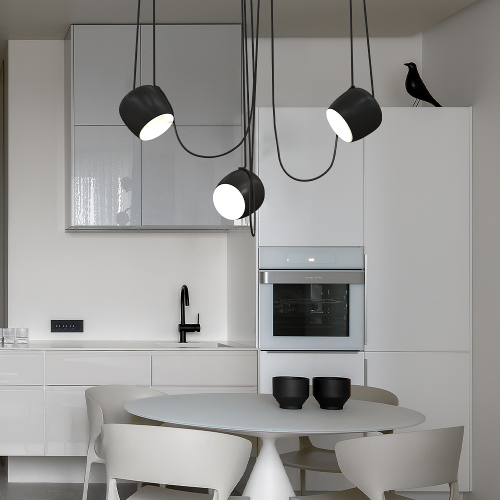 Lampa Wisząca Wielopunktowa Ściemniana Nowoczesna