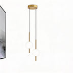 Lampa Wisząca ze Szklanymi Kulami Skandynawska