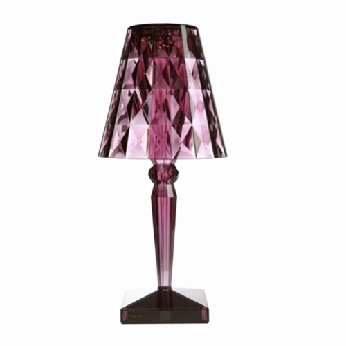 Lampka Nocna Glamour z Kryształowym Kloszem na Dotyk