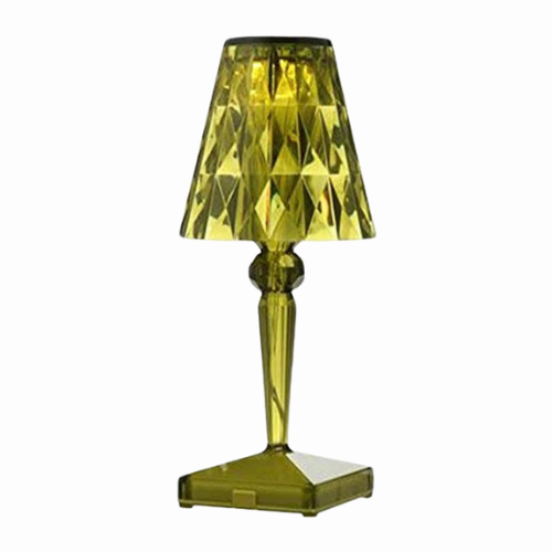 Lampka Nocna Glamour z Kryształowym Kloszem na Dotyk