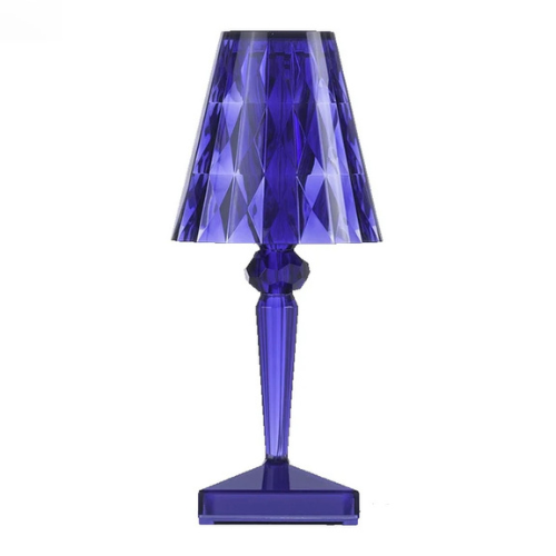 Lampka Nocna Glamour z Kryształowym Kloszem na Dotyk