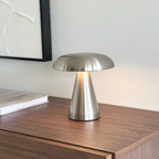 Lampka Stołowa Grzybek w Stylu Retro z Akumulatorem