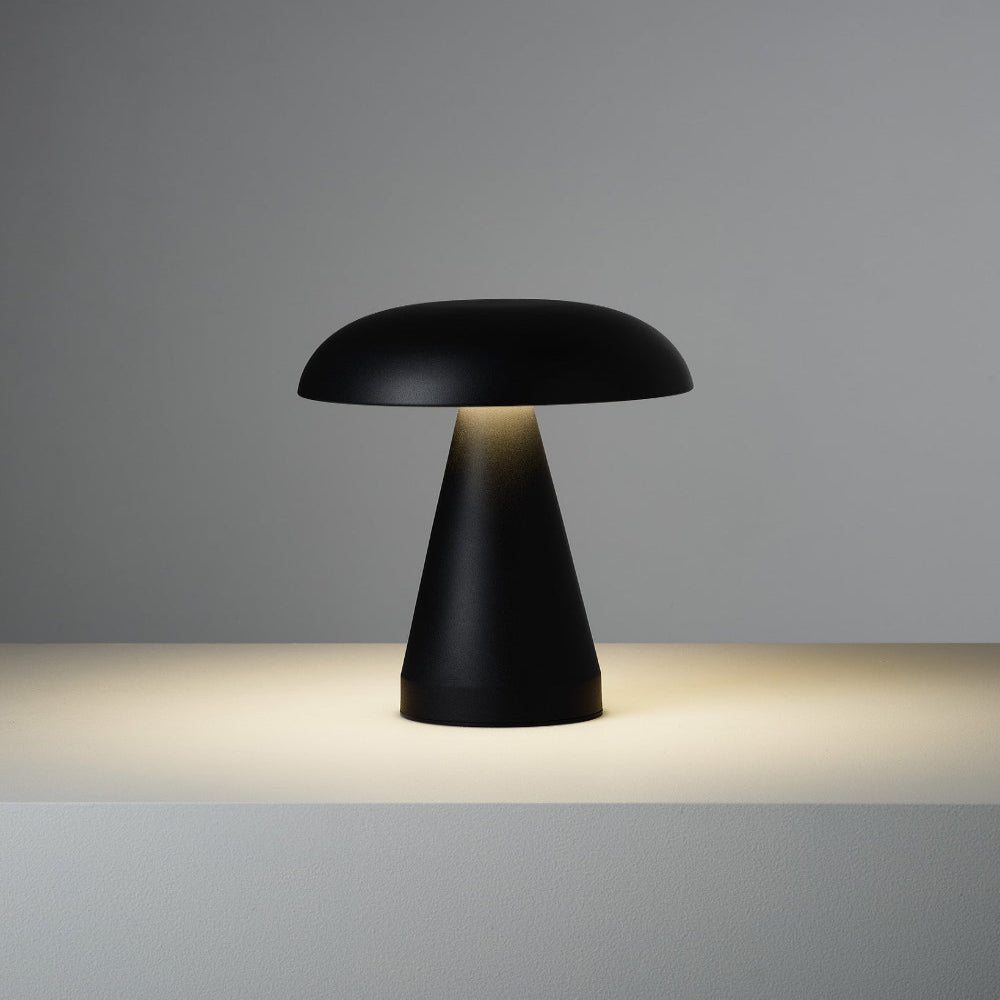 Lampka Stołowa Grzybek w Stylu Retro z Akumulatorem