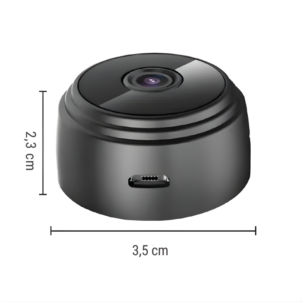 Mini Kamera WiFi z Noktowizorem i Wykrywaniem Ruchu do Auta i Przyczepy