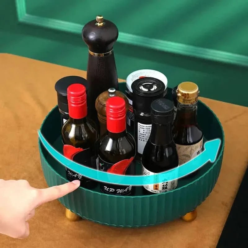 Obrotowy Organizer Lazy Susan do Kuchni i Łazienki z Obracaniem 360°