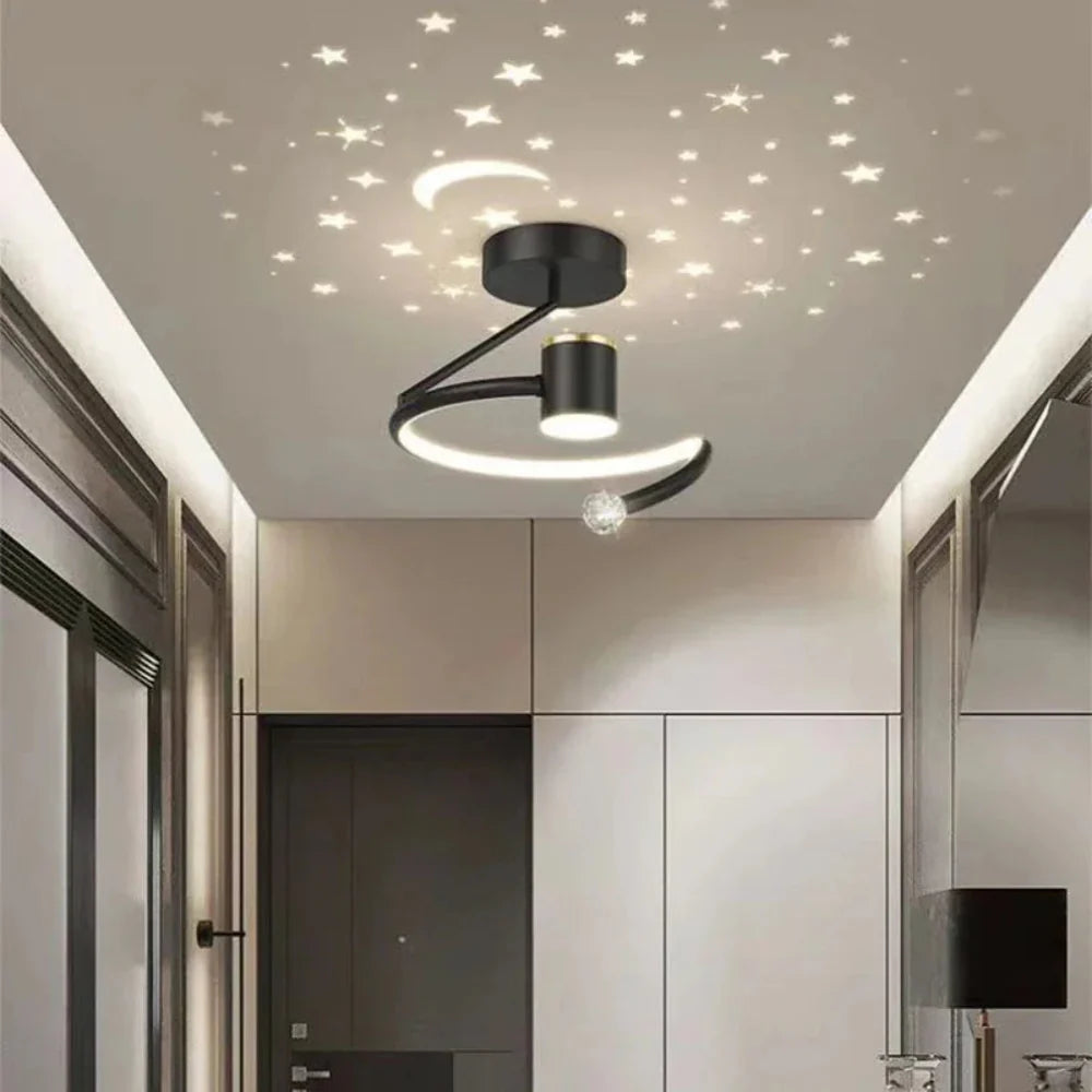 Plafon Sufitowy LED Ściemniany z Efektem Gwiaździstego Nieba