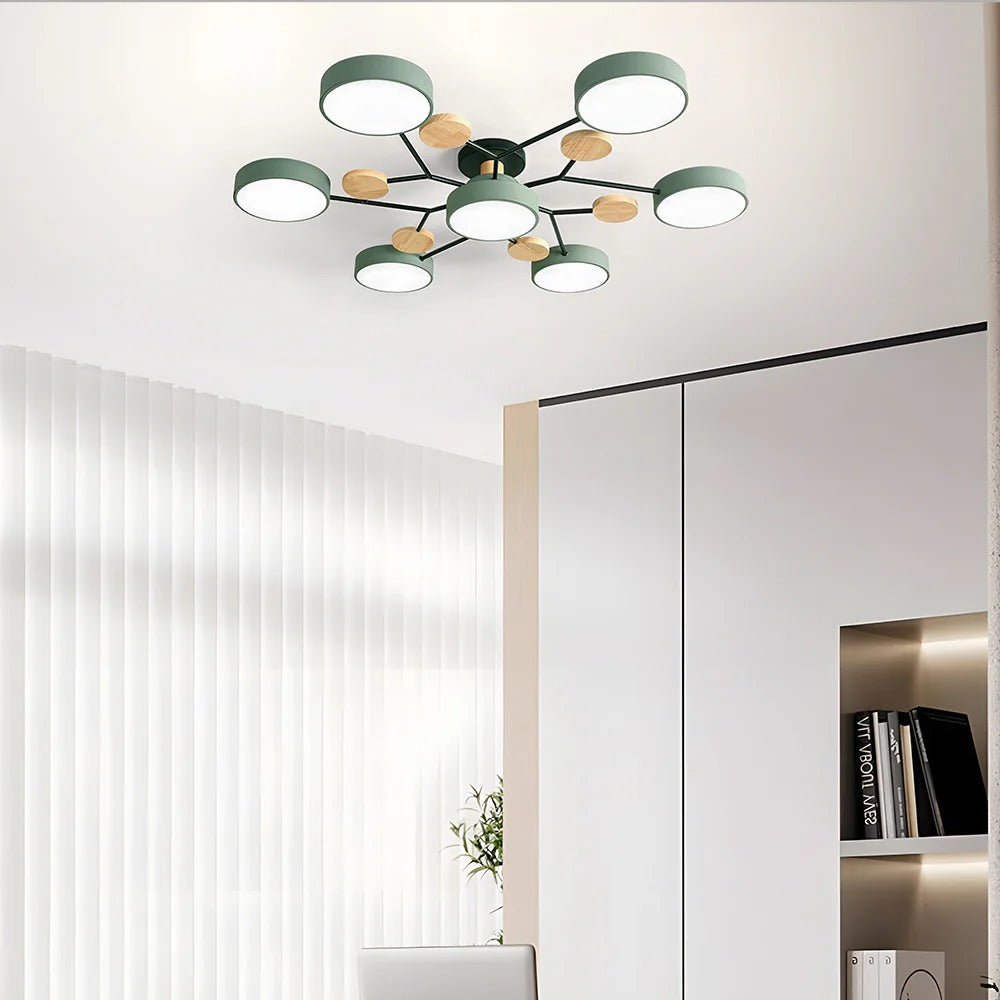Plafon Sufitowy LED z Pierścieniami do 6720 Lumenów