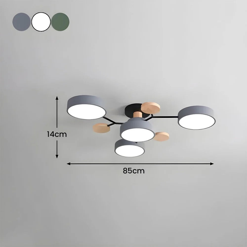 Plafon Sufitowy LED z Pierścieniami do 6720 Lumenów