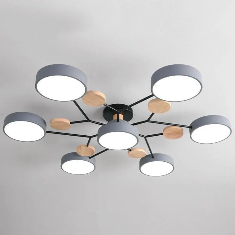 Plafon Sufitowy LED z Pierścieniami do 6720 Lumenów