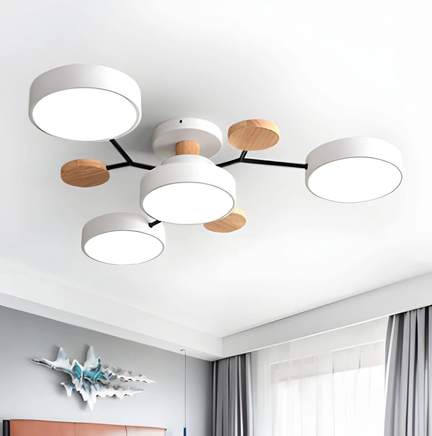 Plafon Sufitowy LED z Pierścieniami do 6720 Lumenów