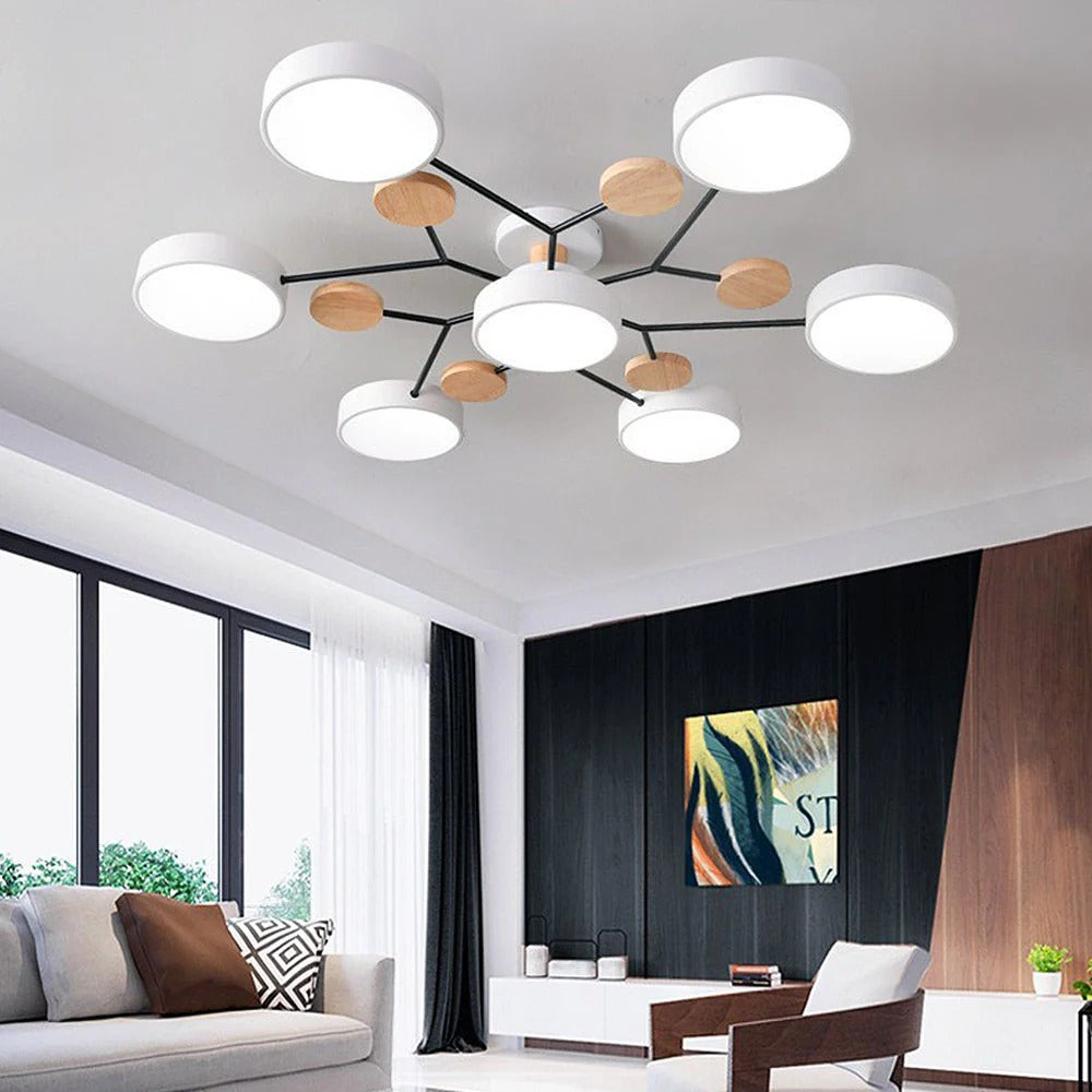 Plafon Sufitowy LED z Pierścieniami do 6720 Lumenów