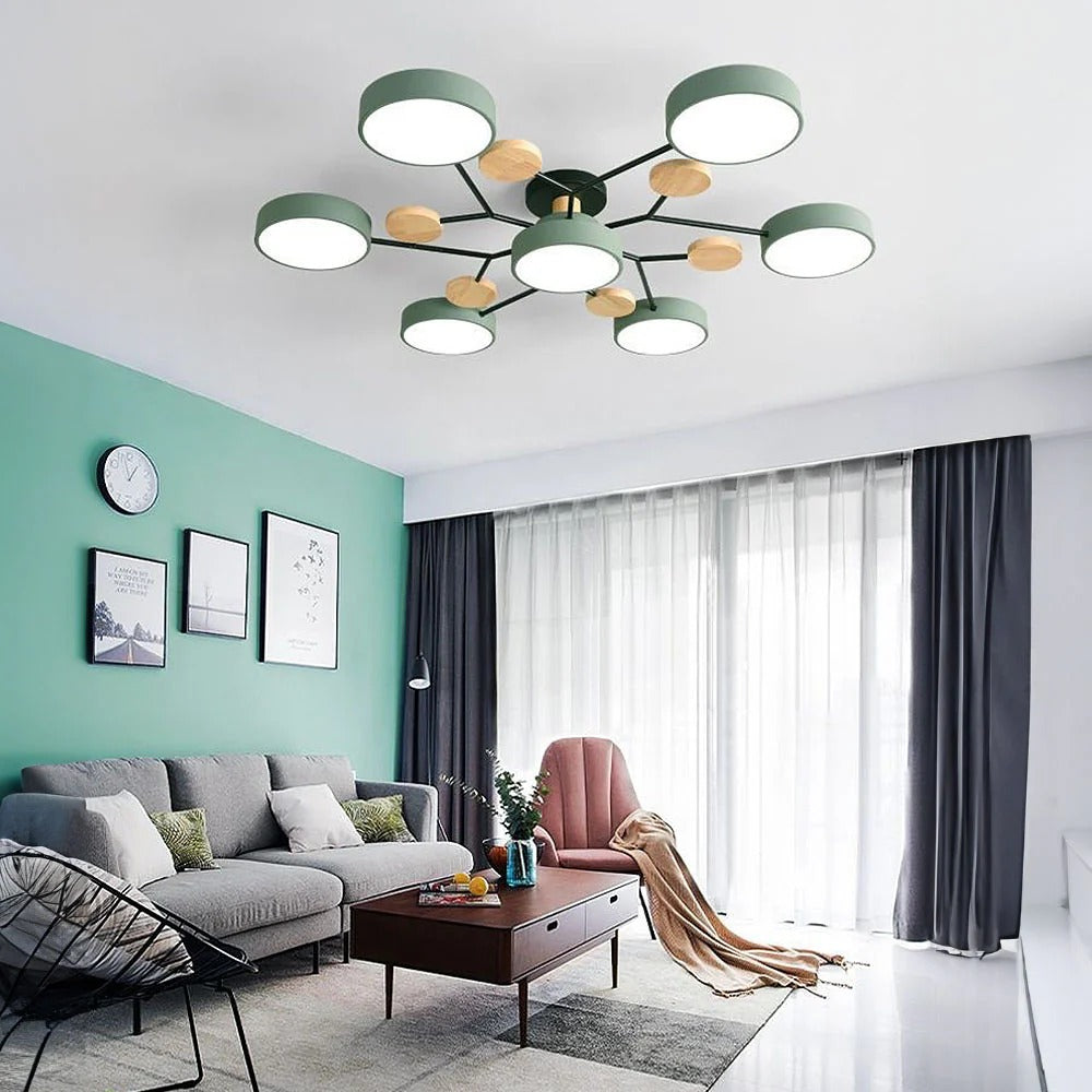 Plafon Sufitowy LED z Pierścieniami do 6720 Lumenów