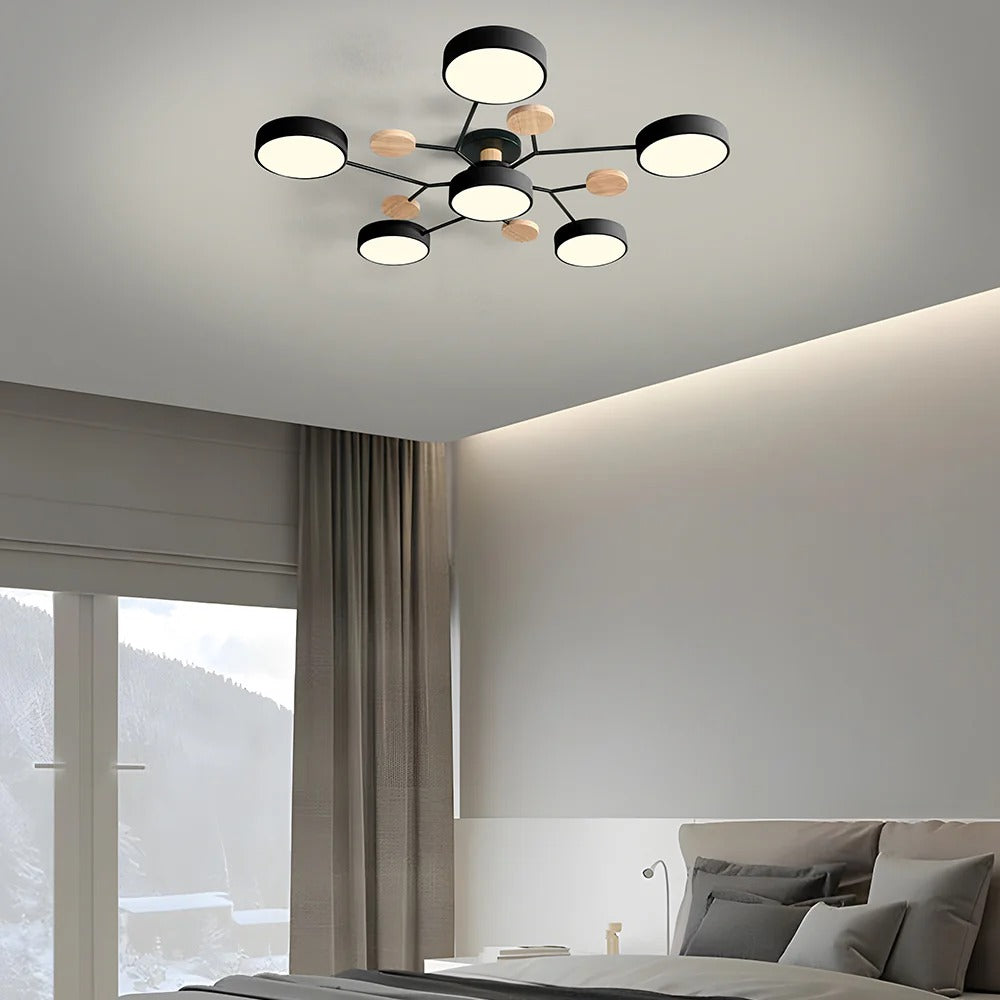 Plafon Sufitowy LED z Pierścieniami do 6720 Lumenów