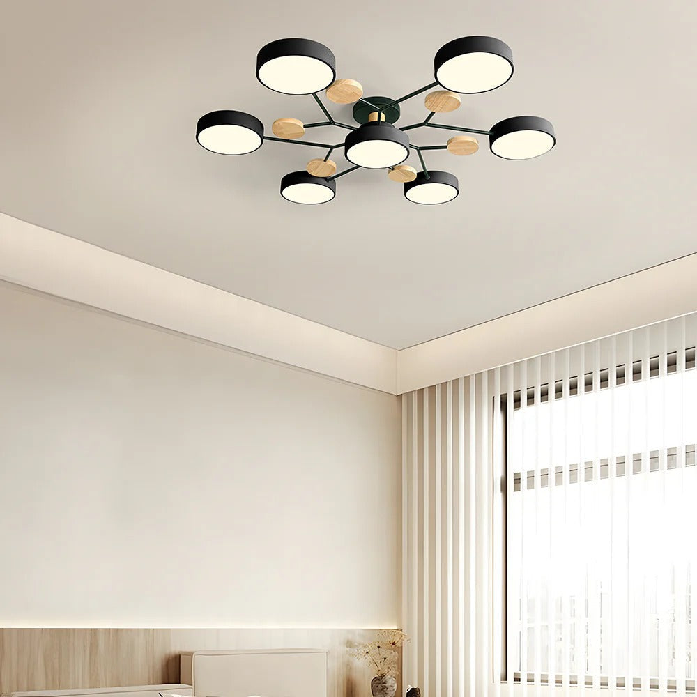 Plafon Sufitowy LED z Pierścieniami do 6720 Lumenów