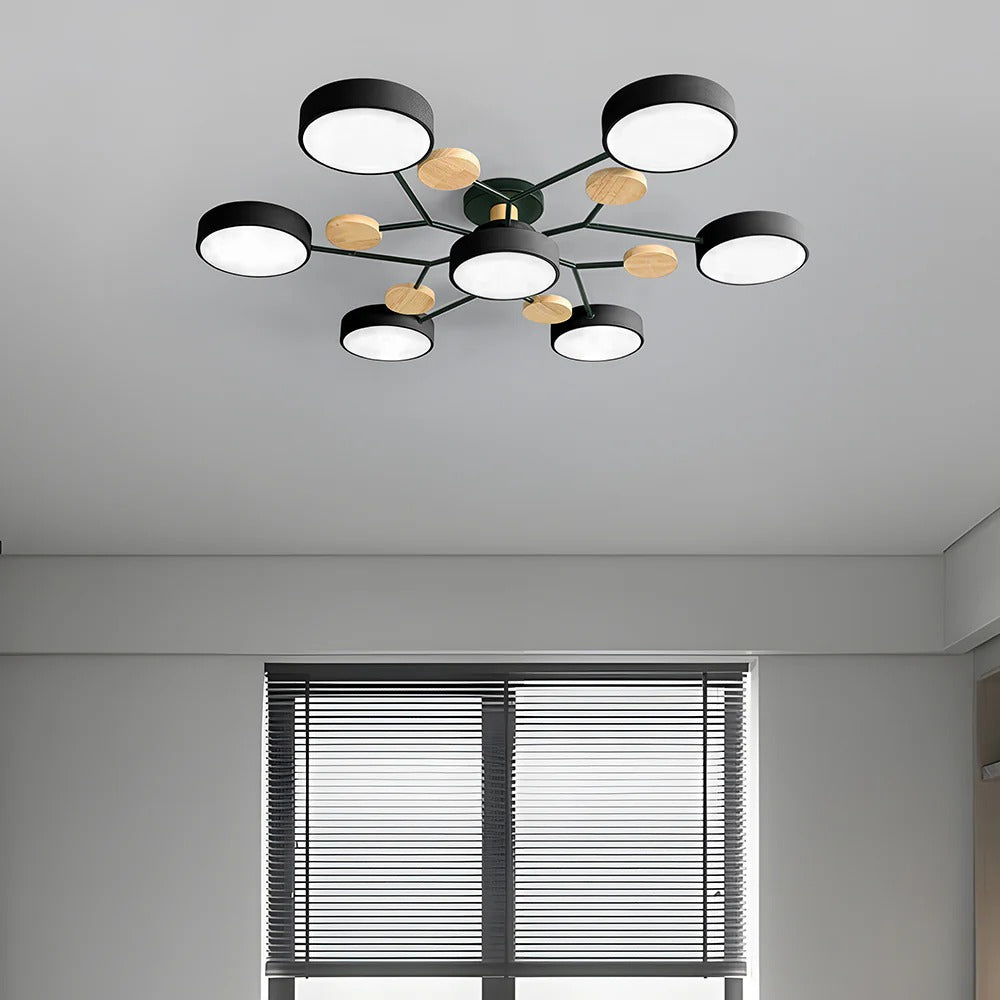 Plafon Sufitowy LED z Pierścieniami do 6720 Lumenów