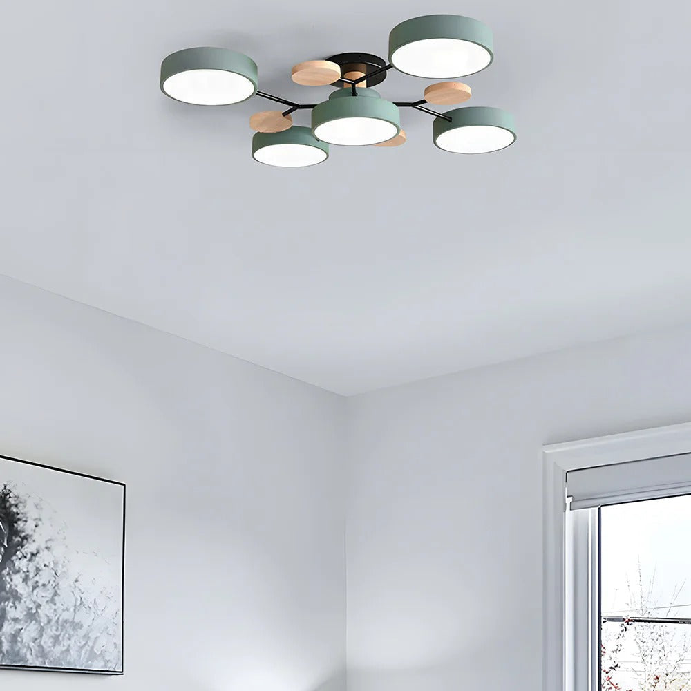 Plafon Sufitowy LED z Pierścieniami do 6720 Lumenów