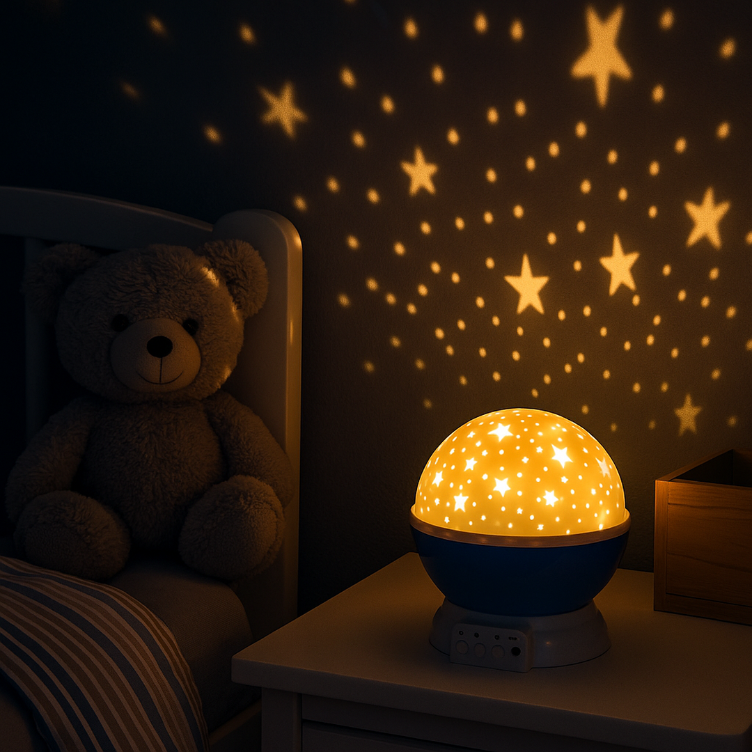 Projektor Gwiazd Lampka Nocna z Wbudowaną Muzyką