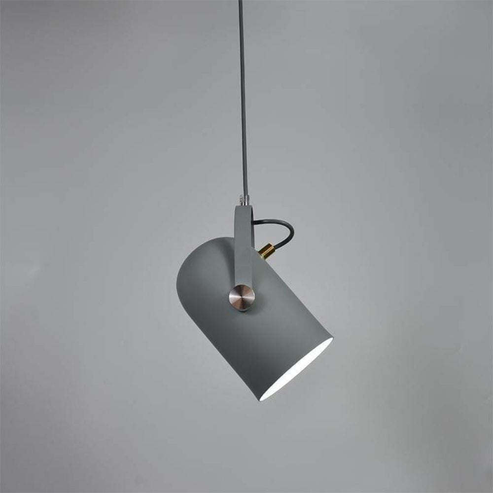 Skandynawska Lampa Wisząca z Regulowanym Kloszem