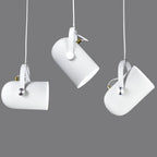 Skandynawska Lampa Wisząca z Regulowanym Kloszem