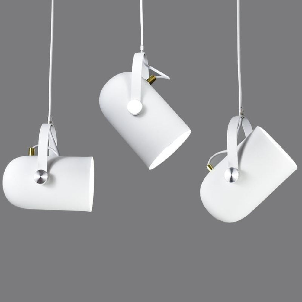 Skandynawska Lampa Wisząca z Regulowanym Kloszem