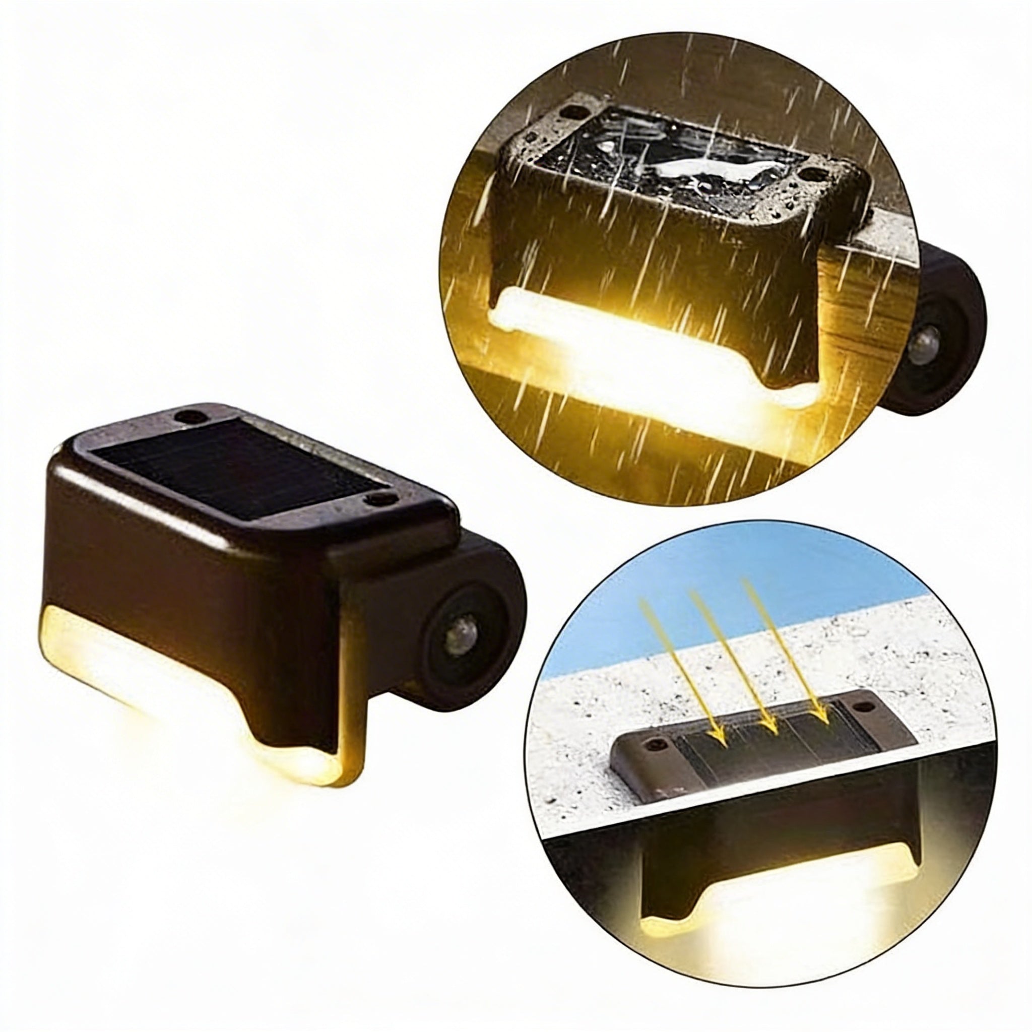 Solarna Lampa Ogrodowa LED na Balustradę i Ogrodzenie