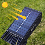 Solarna Lampa Ogrodowa na Szpilce z Regulowanym Zoomem i Oświetleniem Kierunkowym
