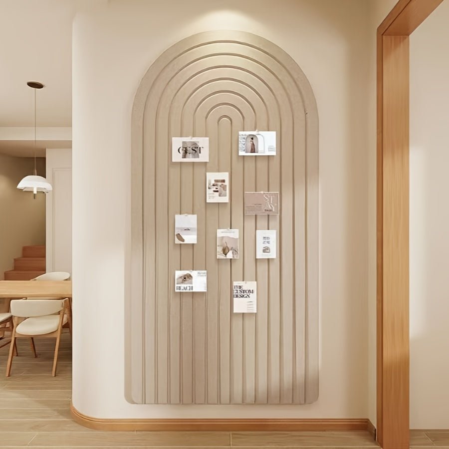 Tablica Pinboard Filcowa z Łukiem Boho do Dekoracji Ściany