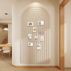 Tablica Pinboard Filcowa z Łukiem Boho do Dekoracji Ściany