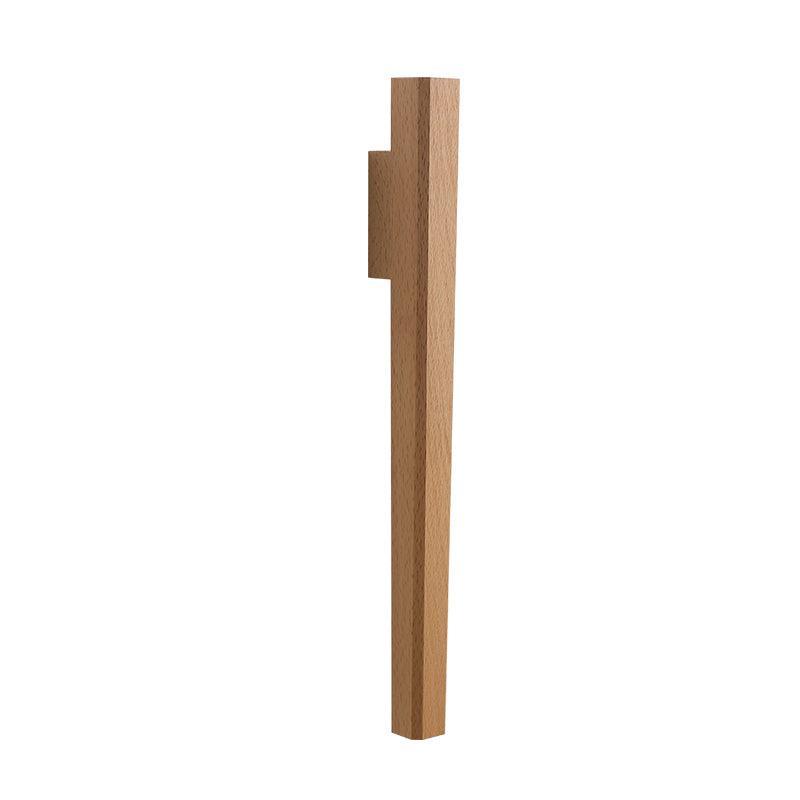 Wazon Ścienny Minimalistyczny z Drewnianym Uchwytem na Kwiaty