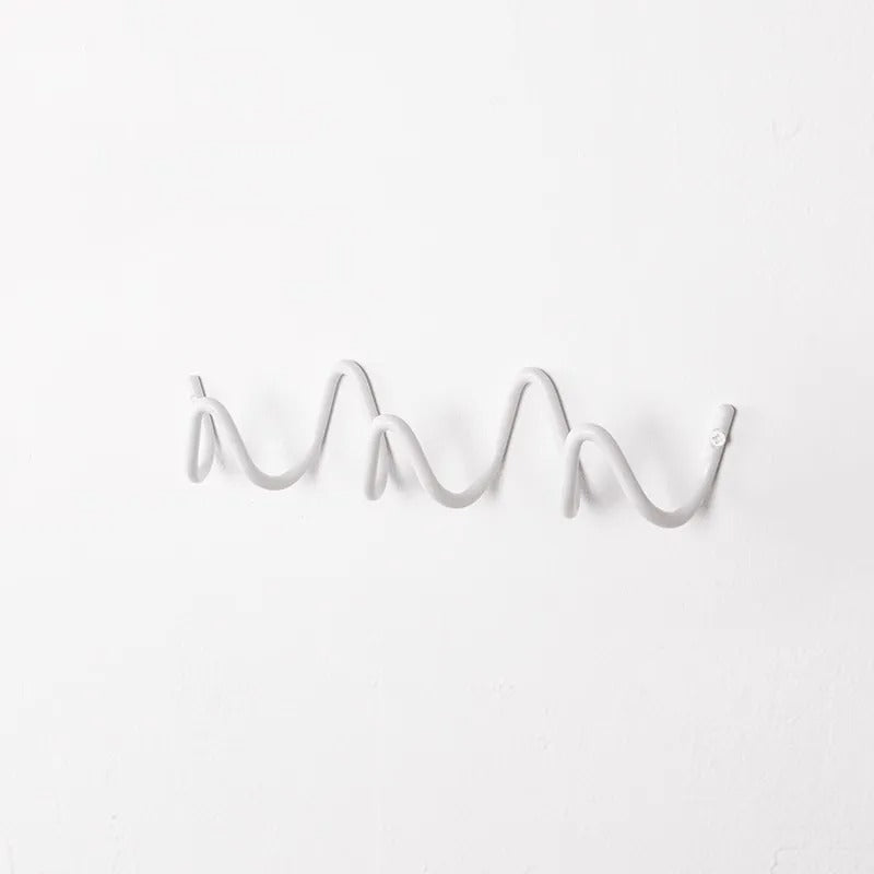 Wieszak Ścienny Fala z Haczykami Montaż do Ściany
