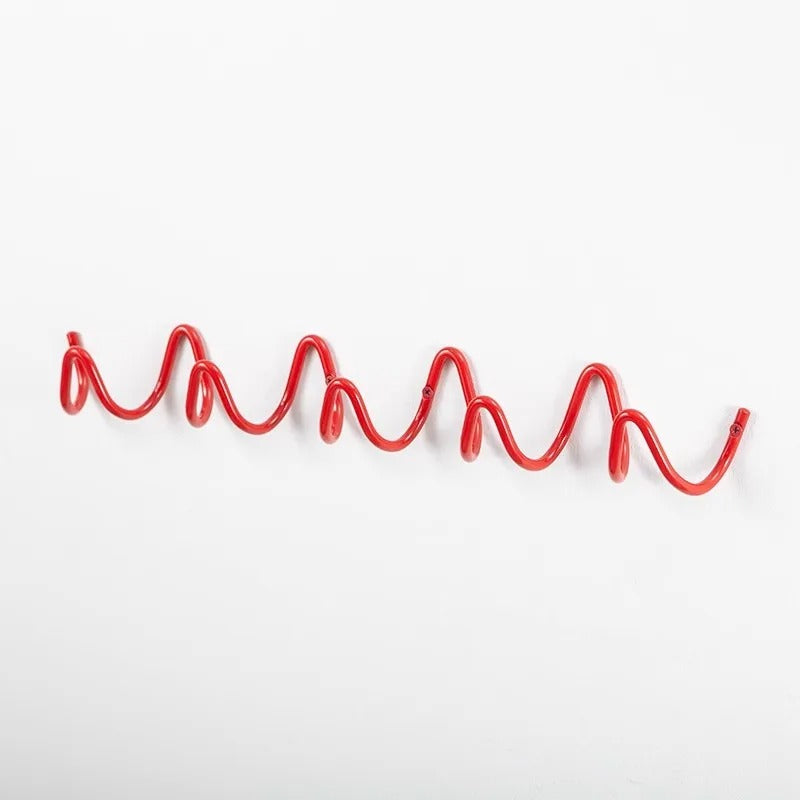 Wieszak Ścienny Fala z Haczykami Montaż do Ściany