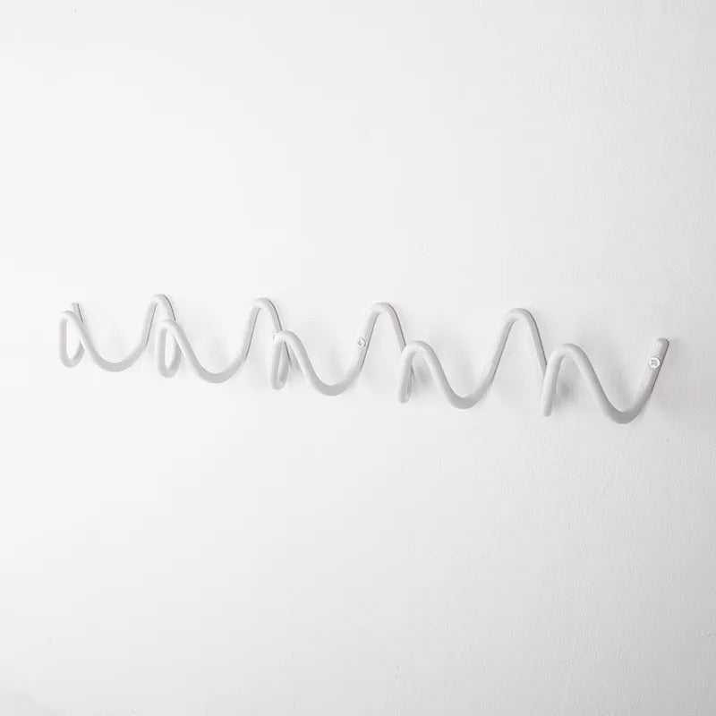 Wieszak Ścienny Fala z Haczykami Montaż do Ściany