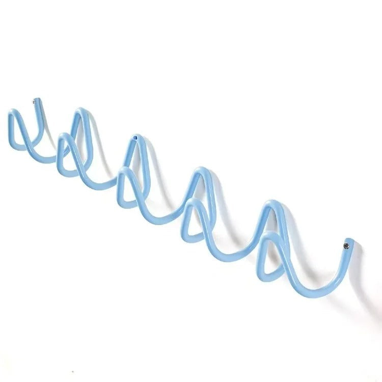 Wieszak Ścienny Fala z Haczykami Montaż do Ściany